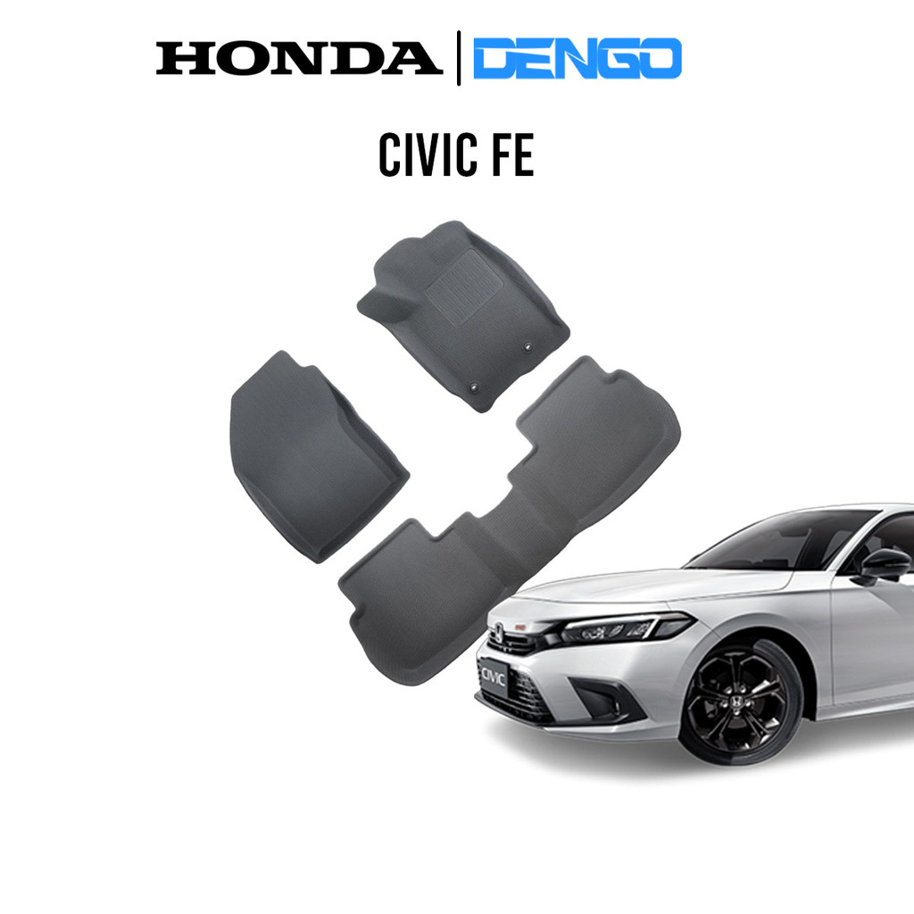 [ถูกที่สุด] พรมปูพื้นรถยนต์ HONDA CIVIC FE 2022 - 2026 ดีไซน์เรียบหรู Premium พรมปูพื้นรถยนต์เข้ารูป ราคา 3,590 บาท*ส่งฟรี