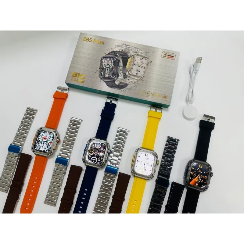 【HET REA】 Ny Z85 MAX Smart Watch 3 i 1 Herr Kvinnor Puls Blodtrycksövervakning Bluetooth-kompatibel Smartwatch Kompatibel för Android IOS Me_voghion.com