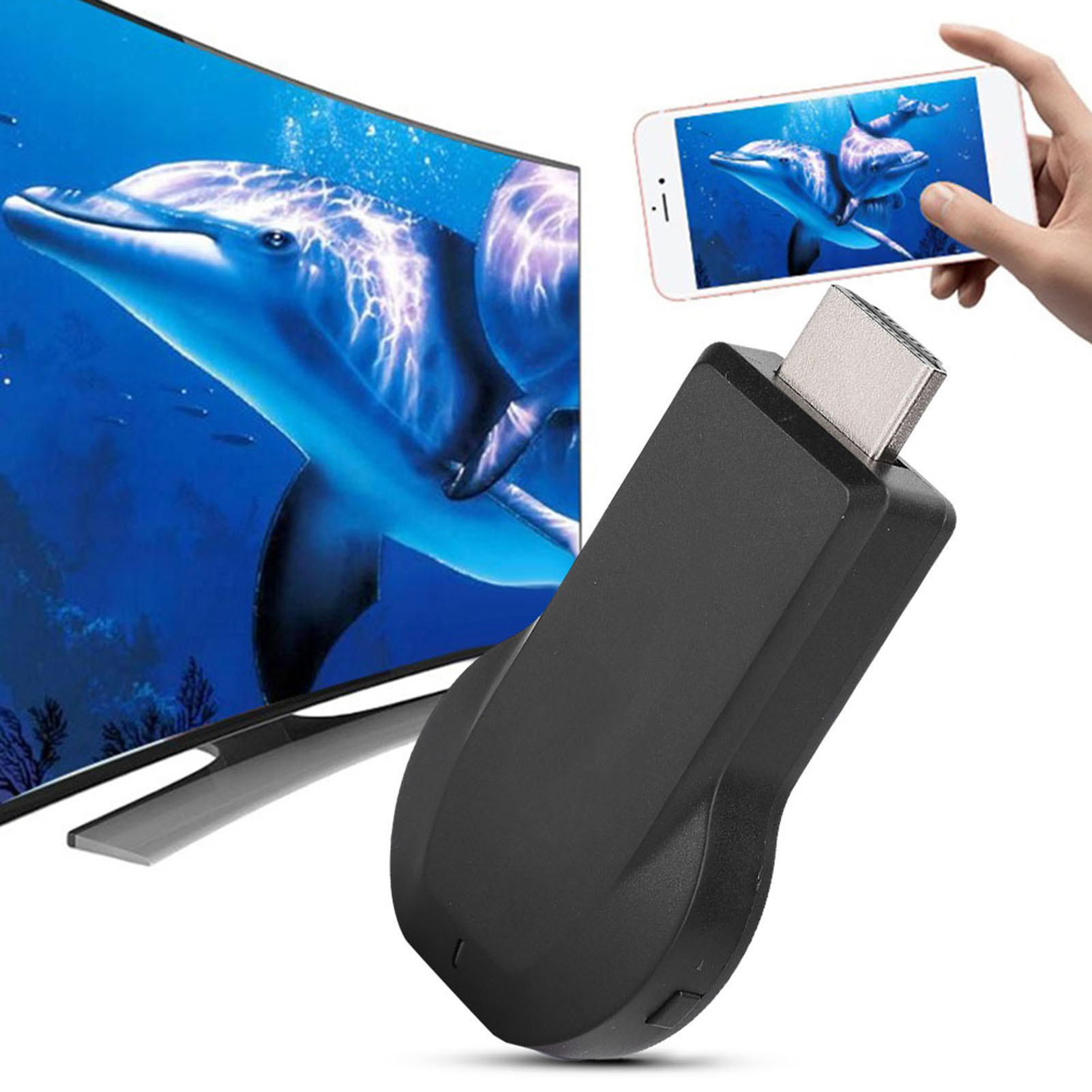 Màn hình không dây Bộ chuyển đổi HDMI TV Bộ thu phát hiển thị wifi màn hình điện thoại di động phản chiếu cho Airplay Miracast DLNA