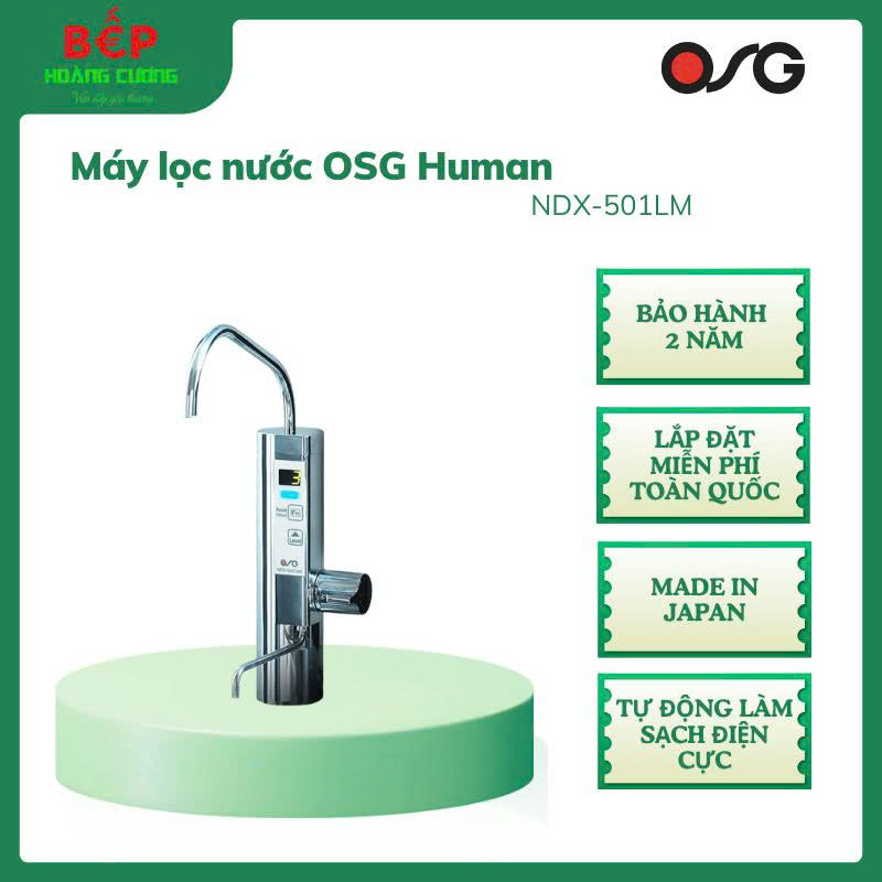 Osg Ndx-501Lm Alkaline Ionized Water Purifier - Free Installation, 24-Month Warranty - Chb