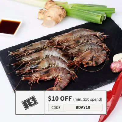 Serve by Hai Sia Seafood - Fresh Serve Tiger Prawns