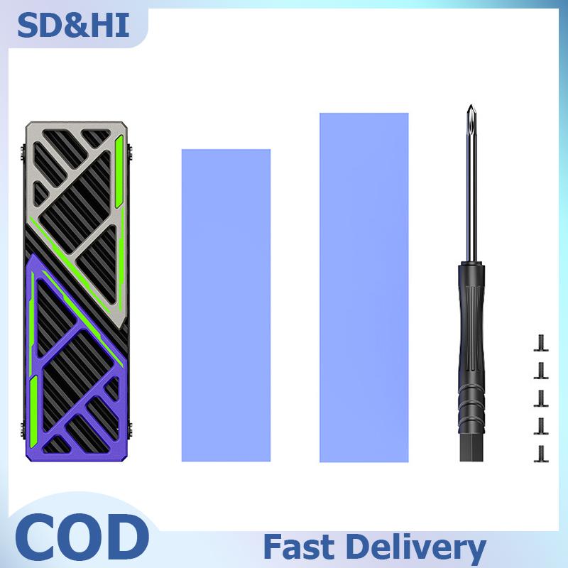 SD&HI Dazzcold M.2 SSD tản nhiệt 2280 NVMe NGFF tản nhiệt Magiê hợp kim nhôm PC hiệu quả mát với nhiệt Silicone Pad Giá 181,119 Đồng*Miễn phí vận chuyển