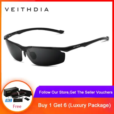 VEITHDIA Men's Aluminum SunGlasses HD Polarized Glasses Eyewear Sunglasses For Men 6592