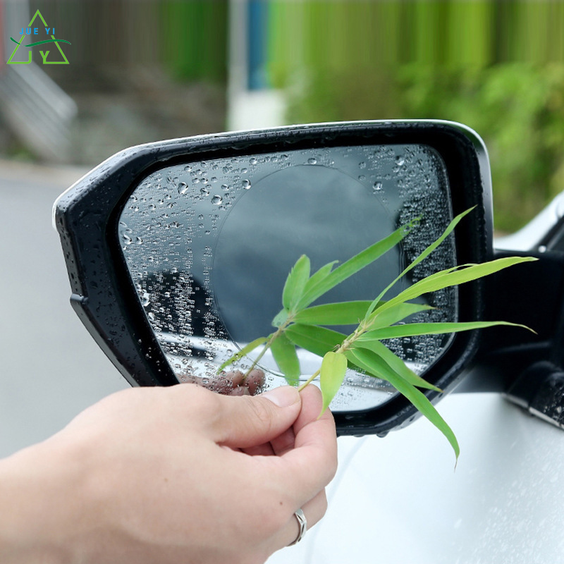 KS Car Rearview Mirror Anti-Rain Film Full Screen Waterproof Anti-Fog Protective Sticker for Side Mirrors and Windows Giá 14,000 Đồng*Miễn phí vận chuyển