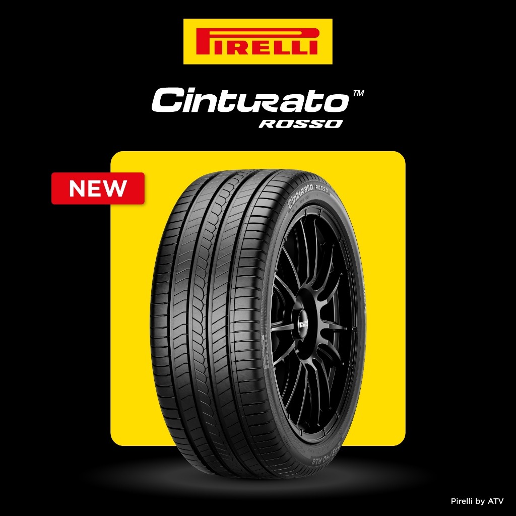 [Free Installation Service] 245/45R17, 245/45R18 Pirelli Car Tires, Model Cinturato Rosso (Tires with 17/18 Rims), Free Delivery. ราคา 34,800 บาท*ส่งฟรี