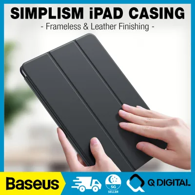 BASEUS Simplism 2020 iPad Air 10.9 Inch Leather Magnetic Attraction Tri-fold Cover for iPad Air 2020 iPad Air 4/iPad Air - Blue