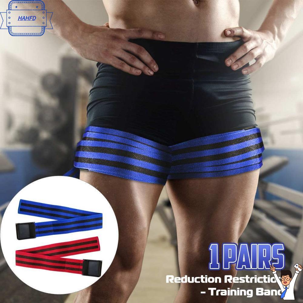 HAHFD 2Pcs Cơ bắp Chân Tập cơ hông Cơ mông nữ Thể dục Tập cơ hông Thiết bị tập gym Băng tập luyện tắc mạch Băng hạn chế lưu lượng máu