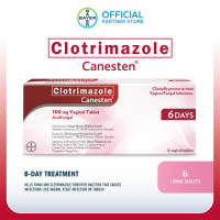 CANESTEN Clotrimazole 100mg Vaginal Tablet 6-day Treatment for Vaginal Yeast Infection or Thrush 6s