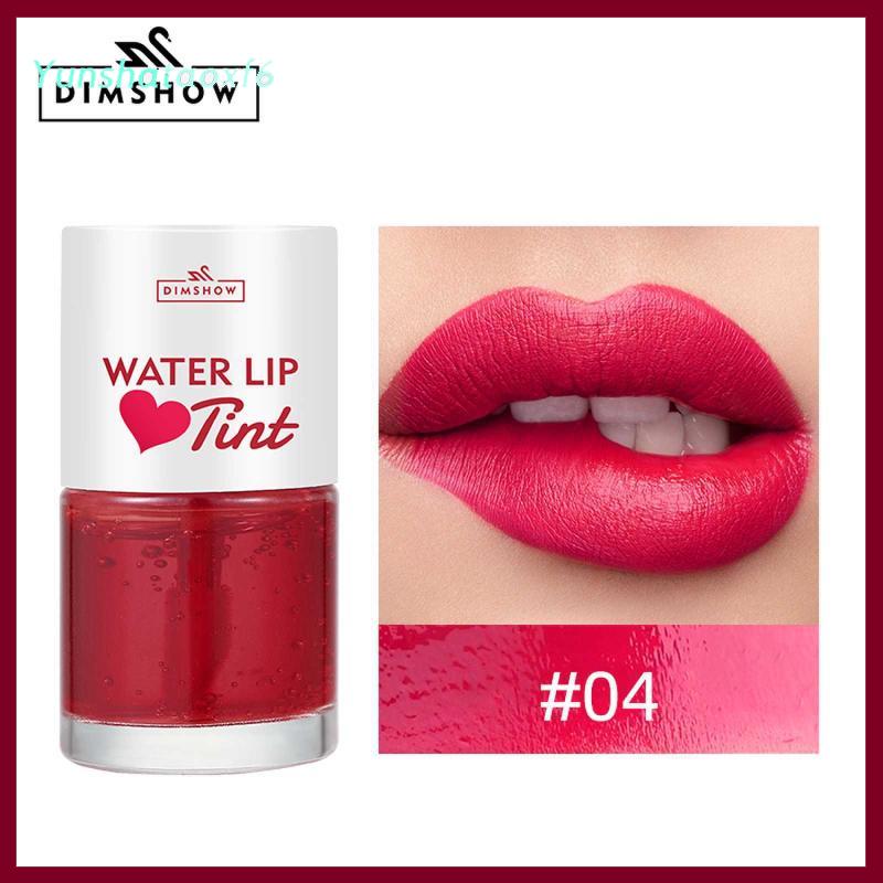 yunshataoxf Dưỡng Ẩm Son Bóng Trang Điểm Đỏ Mặt Pha Lê Sexy Màu Đỏ Vết 2 Trong 1 Matte Lip Men Tint Plumping Son Môi Lỏng Mỹ Phẩm - 5