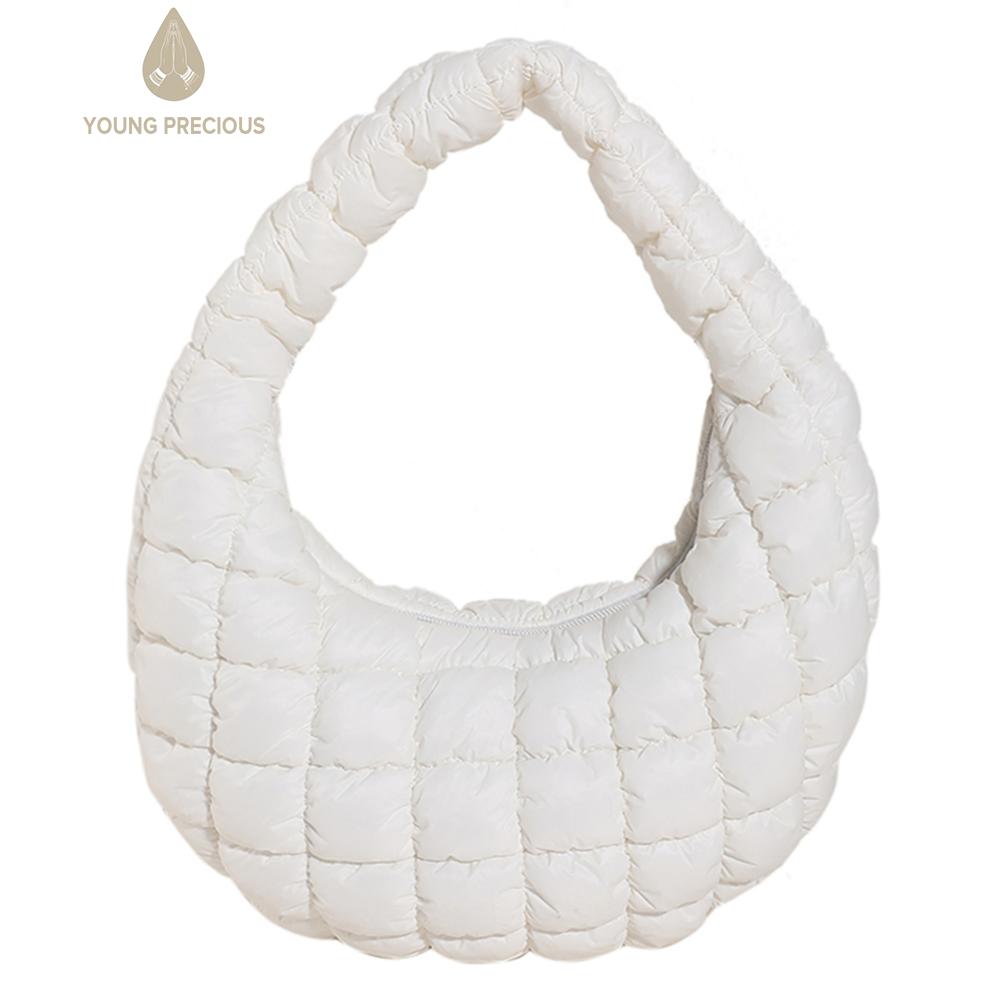 【Hàng mới】túi xếp li đám mây đa năng có đệm Túi hobo cho Nữ Túi Xách Túi tote chần Túi ví cầm tay nhẹ Ví mùa thu đông