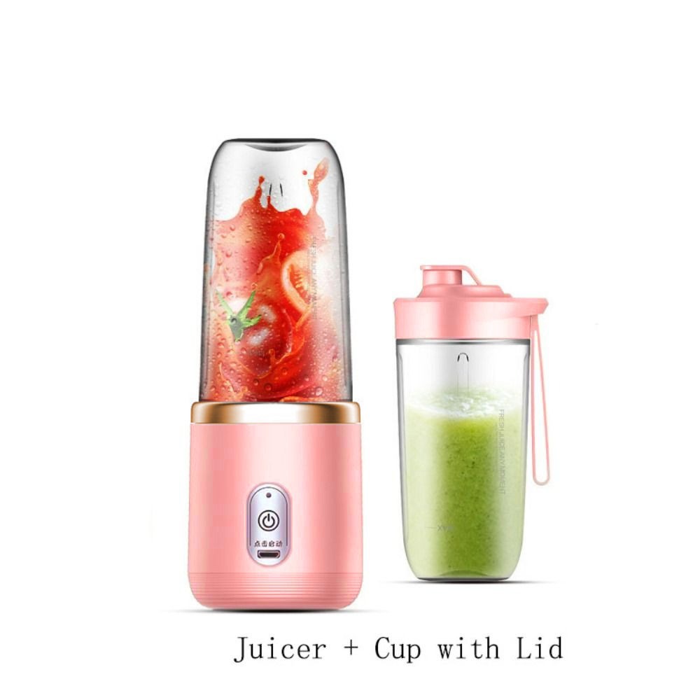 MAULLY Xanh dương/Hồng Máy Ép Trái Cây điện Máy làm nước trái cây 400ml Máy xay sinh tố Hộ gia đình Sạc USB Cốc ép trái cây Sữa lắc - 5