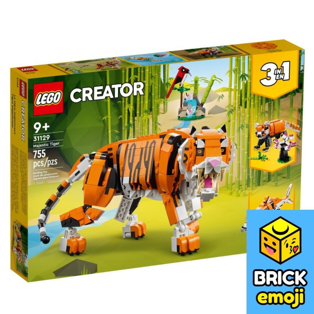 LEGO 31129 Creator 3in1 Majestic Tiger Đồ chơi khối xây dựng