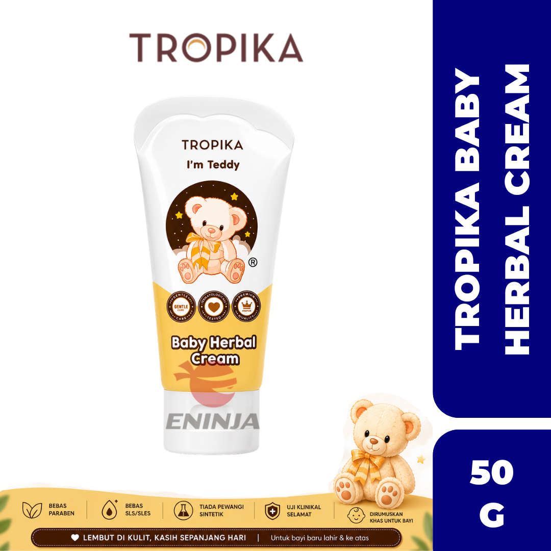 【100% ORIGINAL】TROPIKA Baby Herbal Cream/ Cream Bayi Untuk Batuk