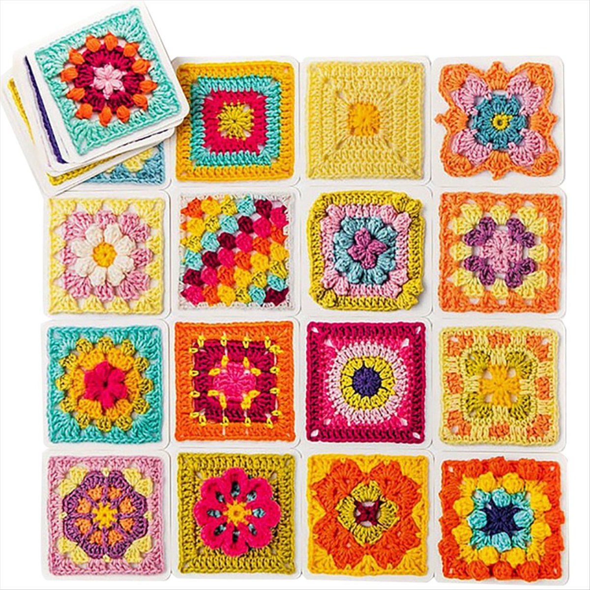 (LACC) The Crochet Book - 50 Mix-and-Match Designs, Crochet Pattern Card Decks, Fun Crochet Kits and Beautiful Crochet Blocks