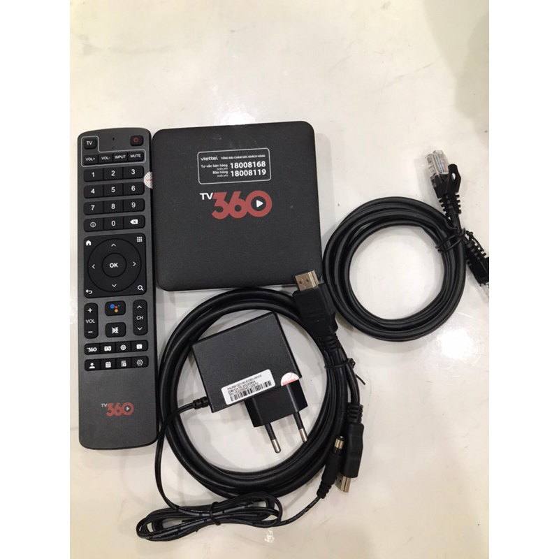 TV Tivi Box 360 Viettel Android mã DV9135 rom ATV11 hàng cũ đầu thu truyền hình kỹ thuật số
