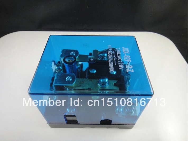 【Exclusive Discount】 High-Power Relay 12v 24v 48v/dc 110v 220vac Jqx-62f 2z 80a 2z 120a Silver Conta