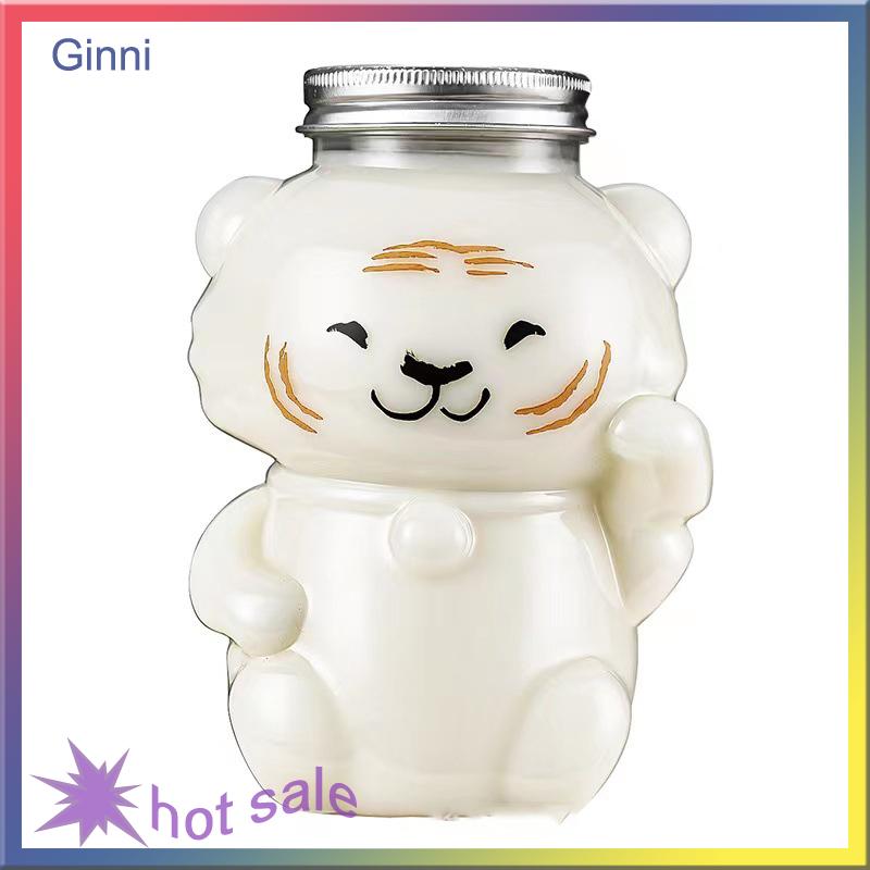 Ginni Phim hoạt hình trong suốt Sữa nước trái cây lạnh uống trà sữa nước giải khát chai nước sữa cốc