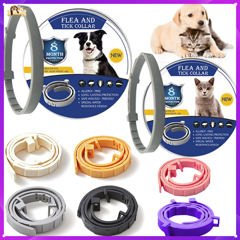 Pet Flea and Tick Collar for Dogs Cats Up To 8 Month Flea Tick Prevention