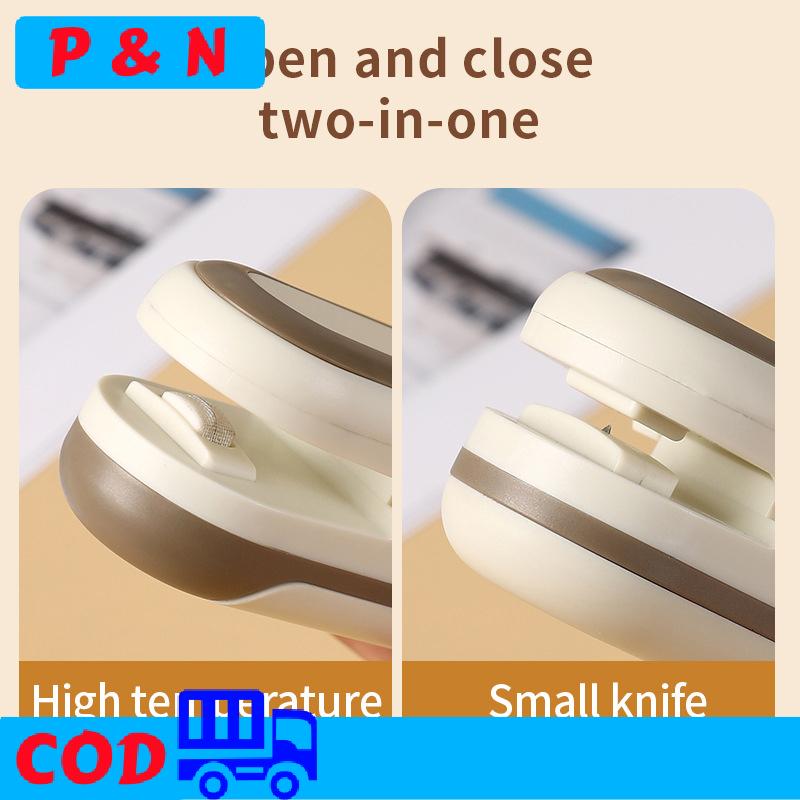 P&N 1pcs Mini niêm phong máy Snack túi chống ẩm nhiệt niêm phong máy túi nhựa Clip thực phẩm Trái Cây đồ ăn nhẹ dụng cụ bảo quản