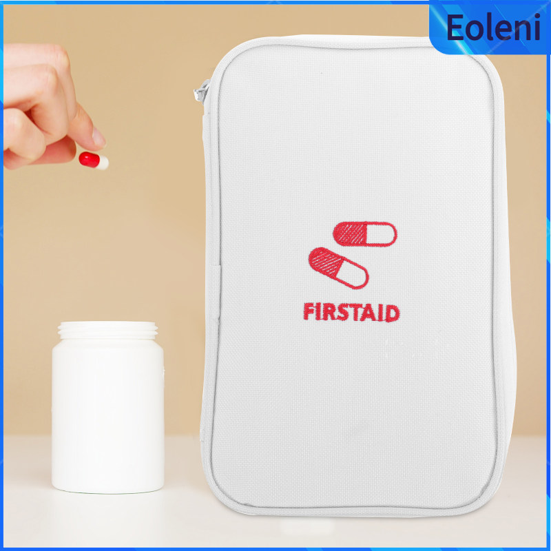 Eoleni Household Mini First Aid Kit Travel Medicine Bag Oxford Cloth