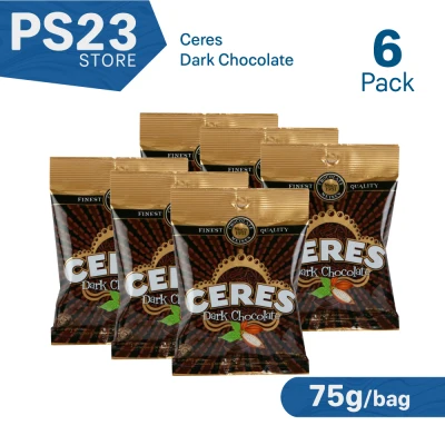 [6 bag] Hagelslag Meses Ceres Dark Chocolate 75g, Chocolate Rice Meises Indonesia, EXP 03/22