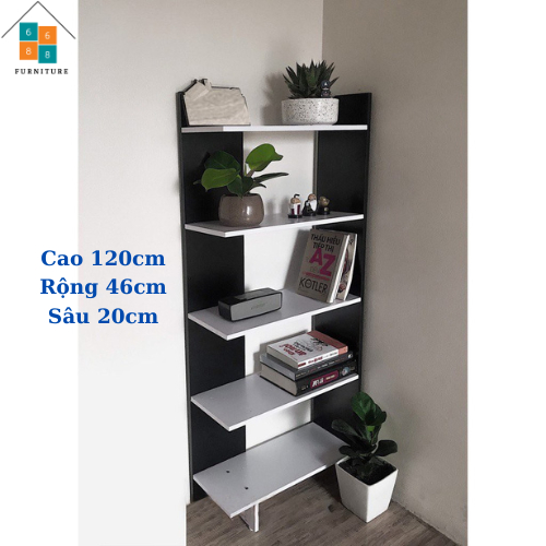 Kệ Sách Để Sàn Nhiều Ngăn Giá Kệ Hình Chữ U Lắp Ghép Nhiều Màu Sắc