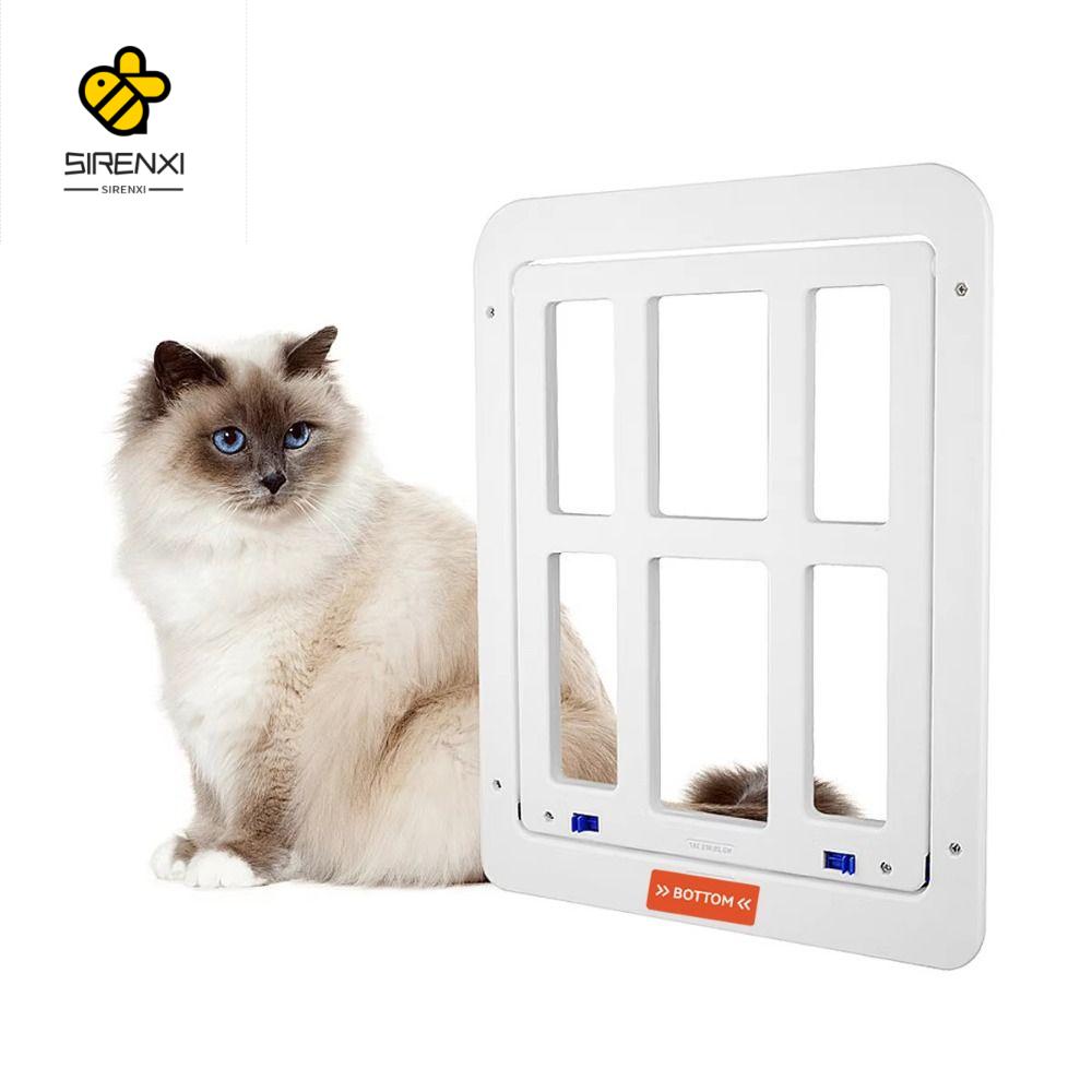 GOOD STUFF Nhập cảnh miễn phí Cửa lưới PET Khóa 2 chiều Đóng từ tính Cửa Lật cho chó Thuận tiện Dễ dàng cài đặt Lỗ cửa mèo lưới Mèo lớn Giá 333,580 Đồng*Miễn phí vận chuyển