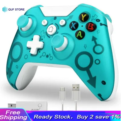 Wireless Bluetooth Controller for XBox One and Windows 10 8 Gamepad ,Joystick with 2.4G Wireless Adapter