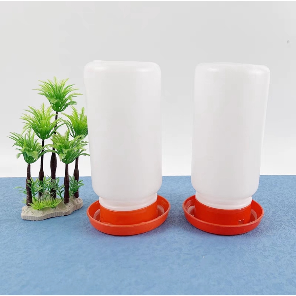 Máng uống 1l tự động gà con bình uống nước cho gà rutin máng uống chống đổ cho chim cút bình nước tự động cho gà con