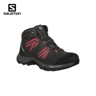 SALOMON Women Leighton Mid GTX Hiking Boots - Magnet / Phantom / Bi