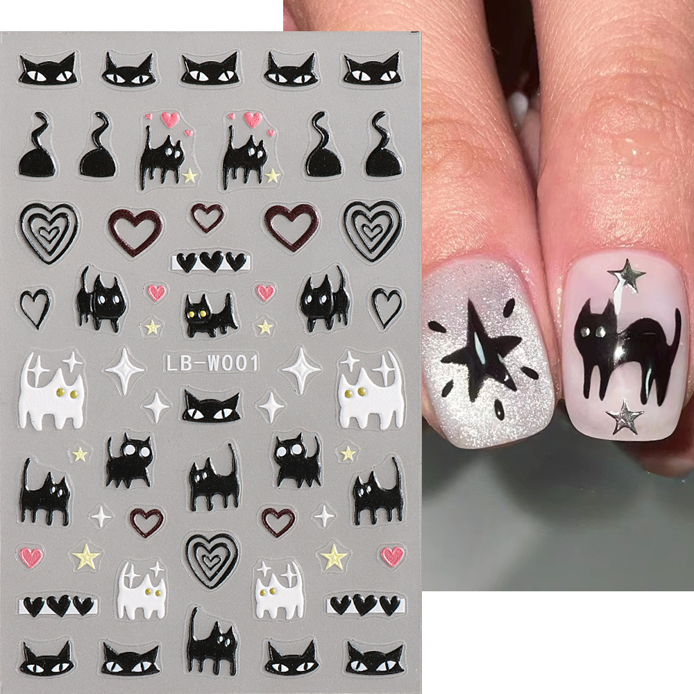 Hello Kitty Nail Art Designs For Kids !! * Apply DIY 3D Stickers