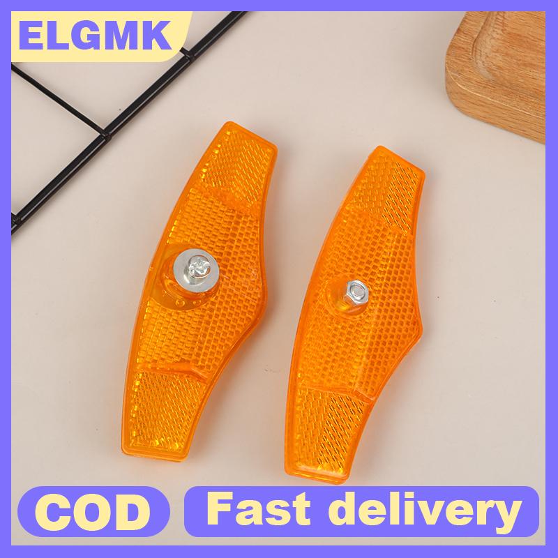 ELGMK 1 cặp Xe Đạp Cảnh Báo ánh sáng xe đạp nói phản xạ ban đêm đi xe đạp bánh xe sáng phản xạ gắn phản xạ ánh sáng phụ kiện đi xe đạp