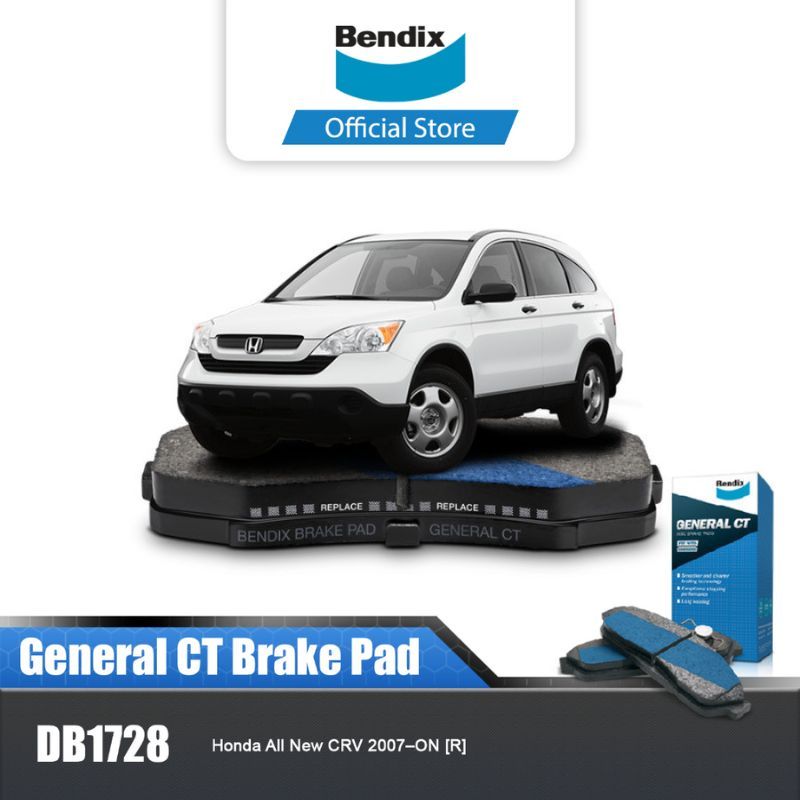 Bendix Kampas Rem Belakang Mobil Honda All New CRV 2007 on - DB1728GCT Harga 644,000 Ringgit*Penghantaran Percuma