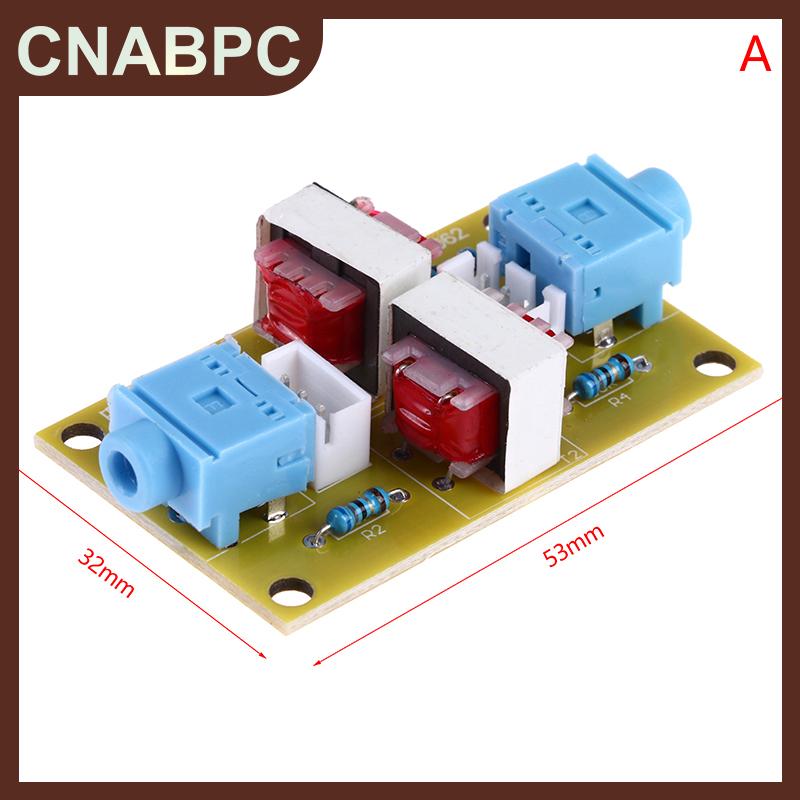 CNABPC 2 styles optional Audio Stereo Isolator Eliminate Current Sound Interference Filter Eliminato