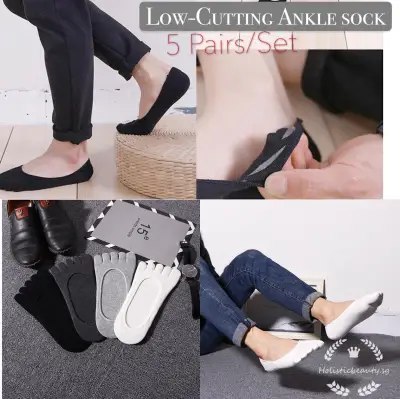 5 Pairs/Set Low cut Ankle's Toe-Socks/ Men ankle toe sock/ Women ankle toe-sock/Cotton socks HEALTHYLIVING123