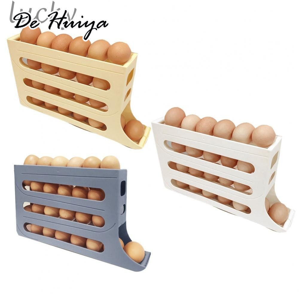 DEHUIYA โครงสร้างแรงโน้มถ่วงของกล่องเก็บของประตูด้านข้างของตู้เย็นมีคุณภาพสูงและอายุการใช้งานยาวนาน ราคา 89 บาท*ส่งฟรี