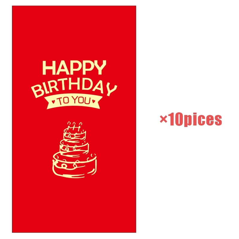 [IN SG STOCK]2026 Happy Birthday Red Packet HongBao AngPao Cash Envelope Chinese Birthday Gift Singapore Ready Stock