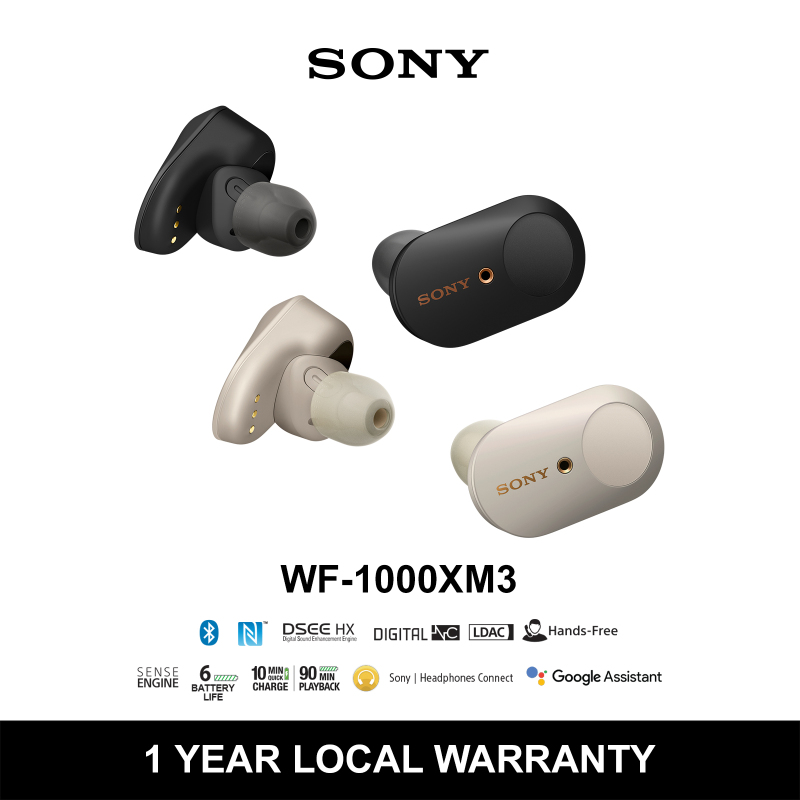 WF-1000XM3 Wireless Noise Cancelling Headphones Singapore