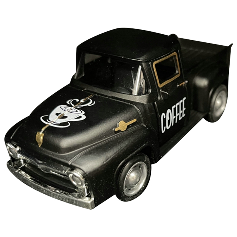 LB4Q NEW <br>Coffee Bar Metal Truck Retro Pickup Mini Diecast Truck for Farmhouse Coffee Station Table Top Decor