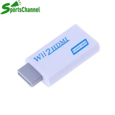 Convenience Wii to HDMI Adapter Converter Support 720P 1080P 3.5mm Audio for HDTV Wii2(White) - intl