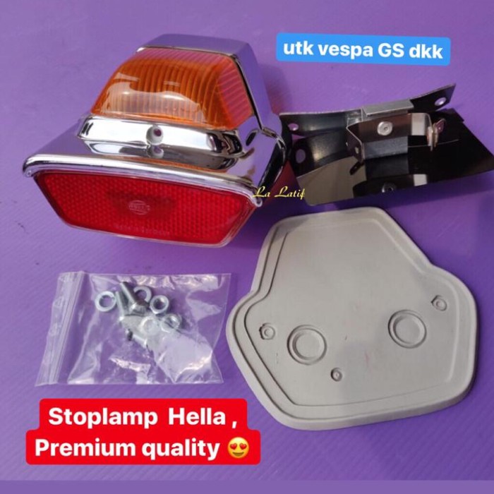 STOPLAMP HELLA, PREMIUM QUALITY UTK VESPA GS DKK - KUMMA.id Harga 9,190,000 rupiah*Gratis Ongkir