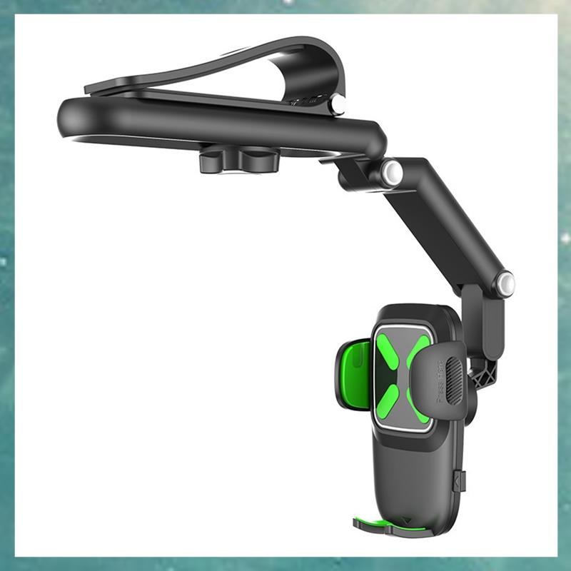 (AJDC) 1 Piece Sun Visor Phone Holder Rotatable and Retractable Cell Phone Automobile Cradles
