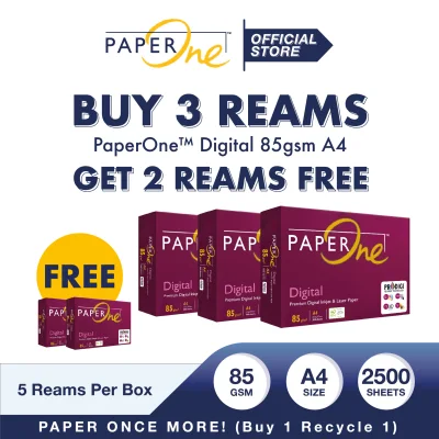 PaperOne™ Digital Premium Quality 85gsm Copy Paper A4 [1 Box]