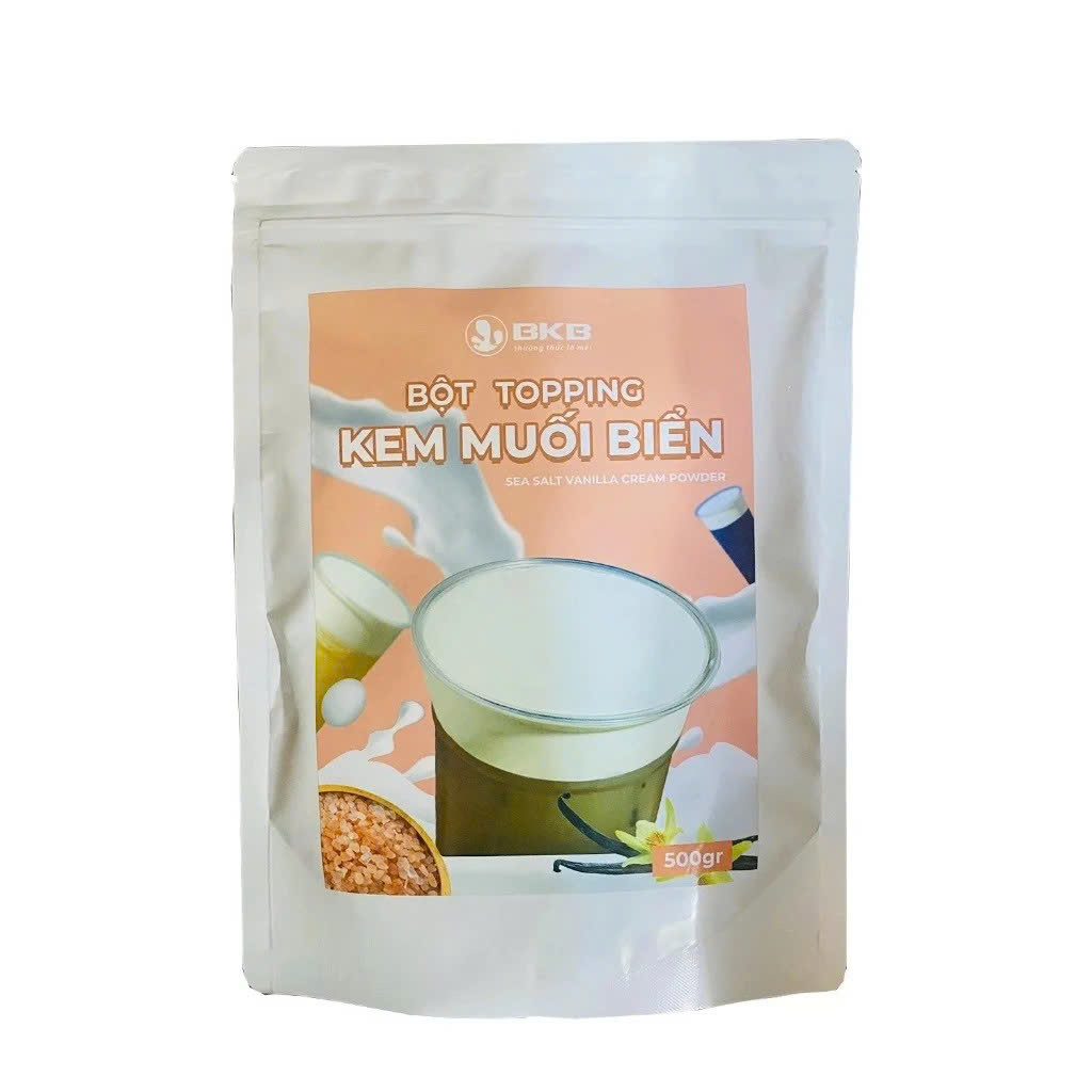 Bột topping kem muối biển BKB - gói 500g