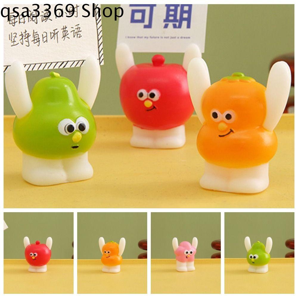 QSA3369 Hoạt hình Kẹp hồ sơ tin nhắn trái cây Chống rơi Ins Đồ trang trí để bàn hình động vật nhỏ Bền Truyền cảm hứng Ví đựng danh thiếp Nhà