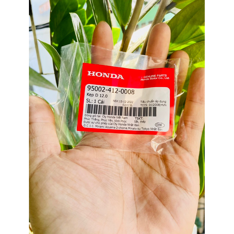 Phe kẹp ống xã cặn trắng Honda xe máy Honda chính hãng dành cho tất cả các xe tay ga