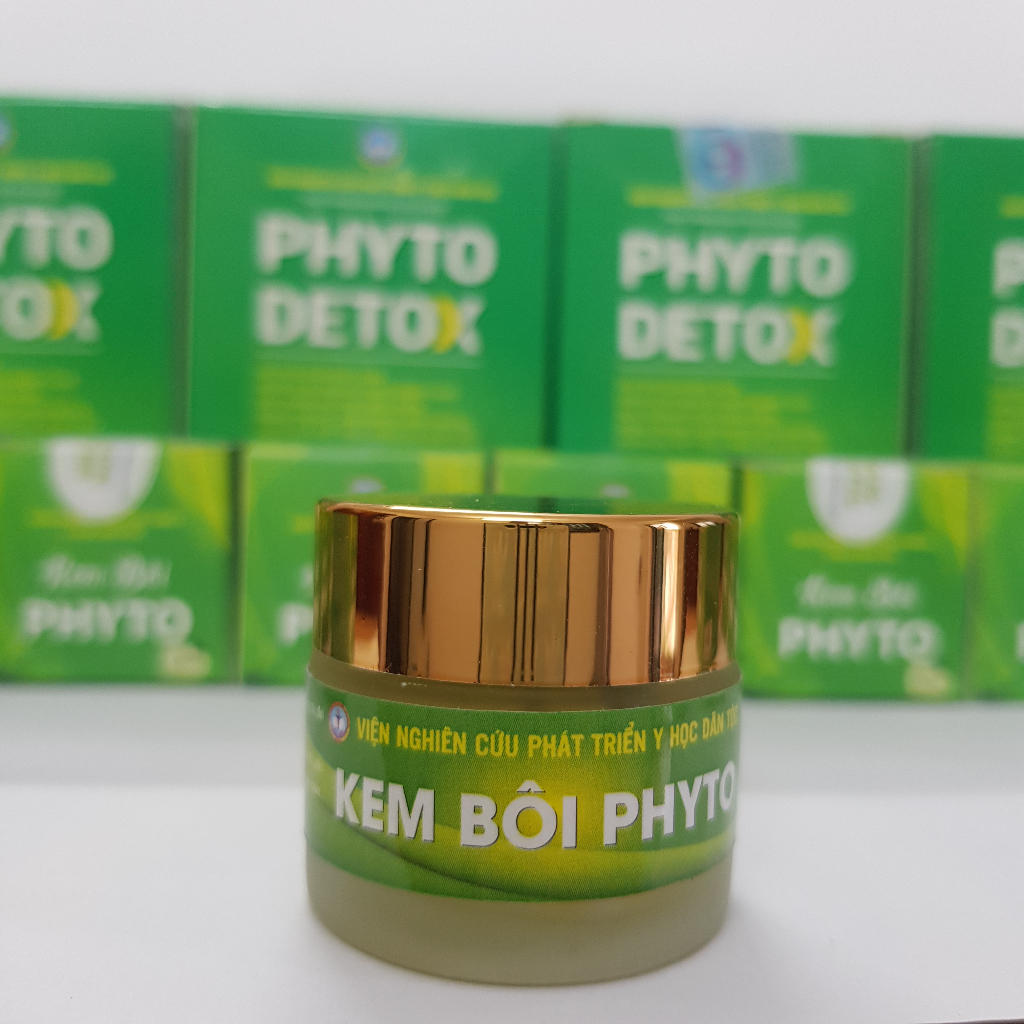 Kem bôi phyto plus, Viện Nghiên Cứu Y Học Dân Tộc, Hỗ trợ viêm da, Lọ 20g, chiết xuất từ dược liệu, 