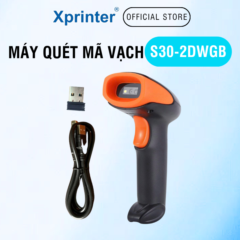 Máy Quét Mã Vạch Xprinter S30 Không Dây Wireless Bluetooth 1DWGB