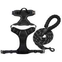 Dog Harness Vest No Pull Adjustable Reflective Breathable Durable Training Walking Pet Gear Large Breed