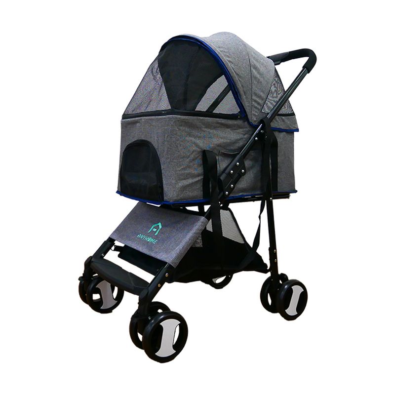 ANYHOME รถเข็นสำหรับสัตว์เลี้ยง DTC-802 เทา ราคา 2,290 บาท*ส่งฟรี